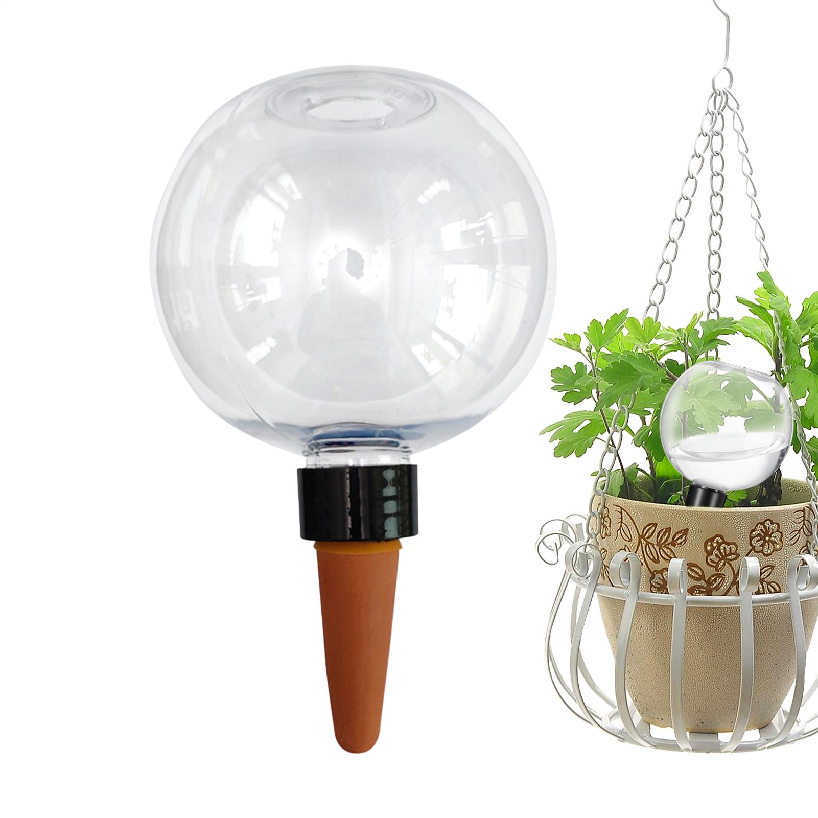 Plant Parent - หลอดรดน้ำต้นไม้อัตโนมัติ 500 มล. ลูกแก้วใสสำหรับปลูกต้นไม้ อุปกรณ์รดน้ำต้นไม้แบบไม่ต้องใช้แรง ระบบชลประทานแบบหยดน้ำ