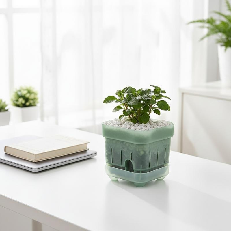 กระถางต้นไม้ทรงสี่เหลี่ยมแบบมี - Plant Parent บทวิจารณ์และราคา