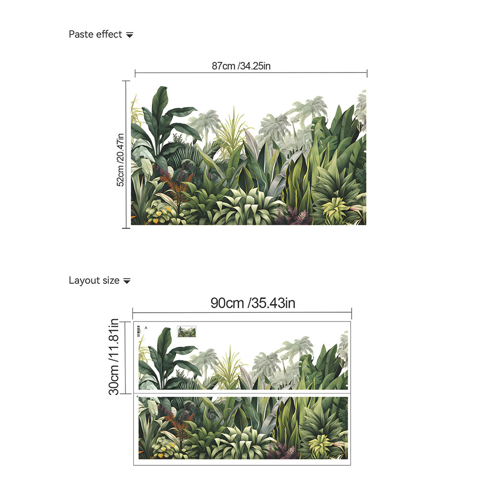 สติ๊กเกอร์ติดผนังลายต้นไม้เขตร - Monstera Thai Constellation บทวิจารณ์และราคา