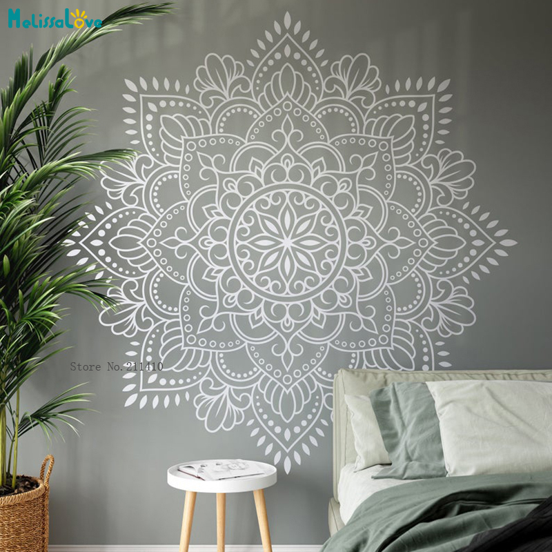 ขนาดใหญ่ขนาด Mandala Wall Art  - Monstera Thai Constellation บทวิจารณ์และราคา